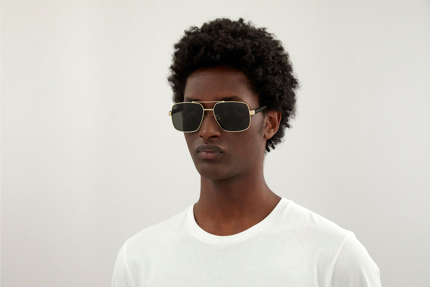 Gucci GG0529S Sunglasses - Gold / Grey