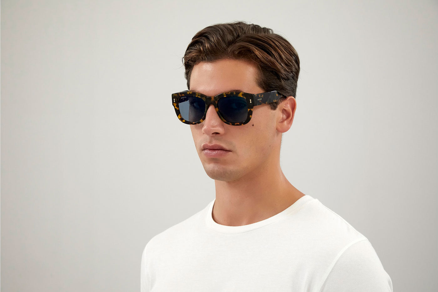 Gucci GG1110S Sunglasses - Havana / Grey