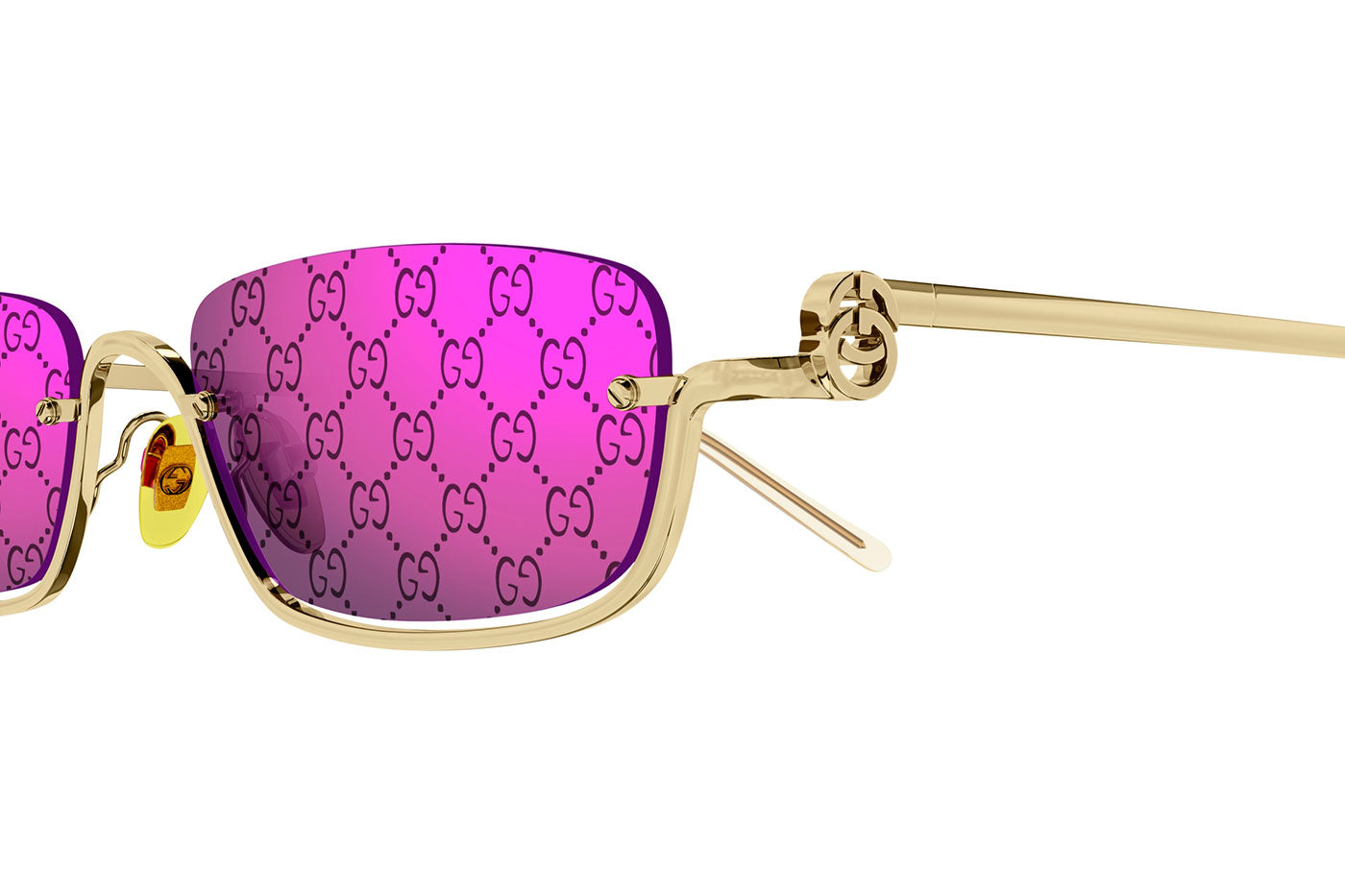 Gucci GG1278S Sunglasses - Gold / Violet