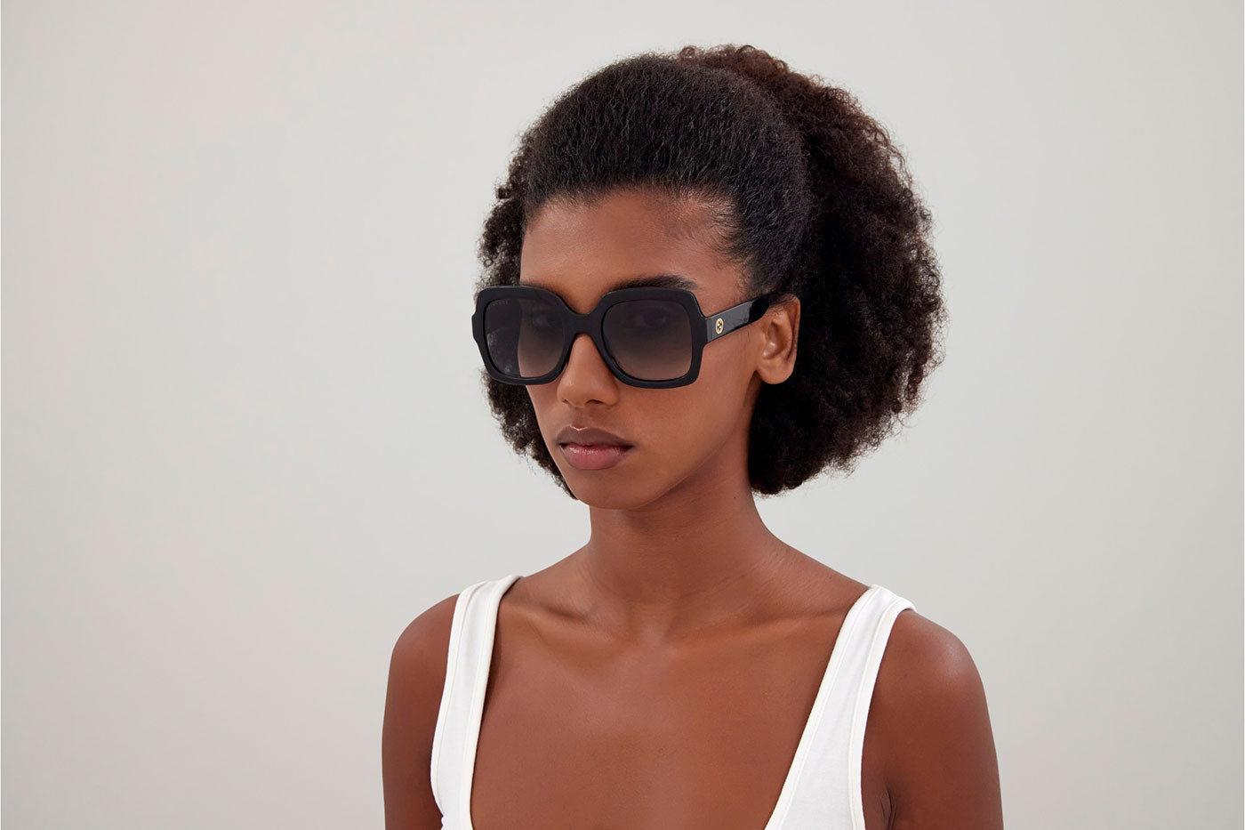 Gucci GG1337S Sunglasses - Black / Grey Gradient