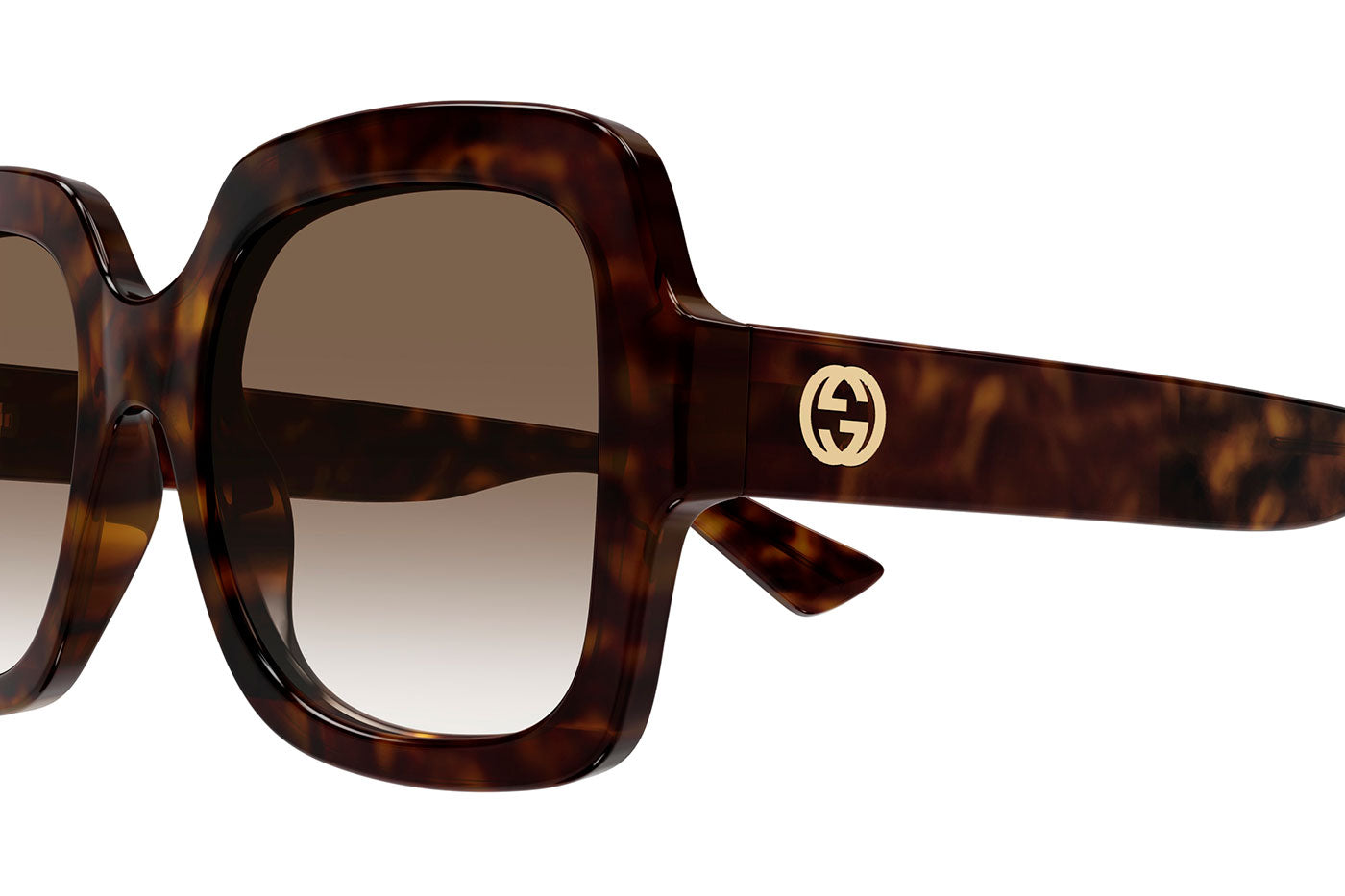 Gucci GG1337S Sunglasses - Havana / Brown Gradient
