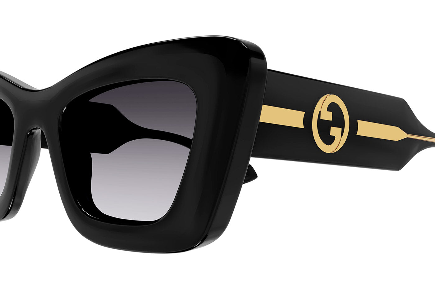 Gucci GG1552S Sunglasses - Black / Grey Gradient