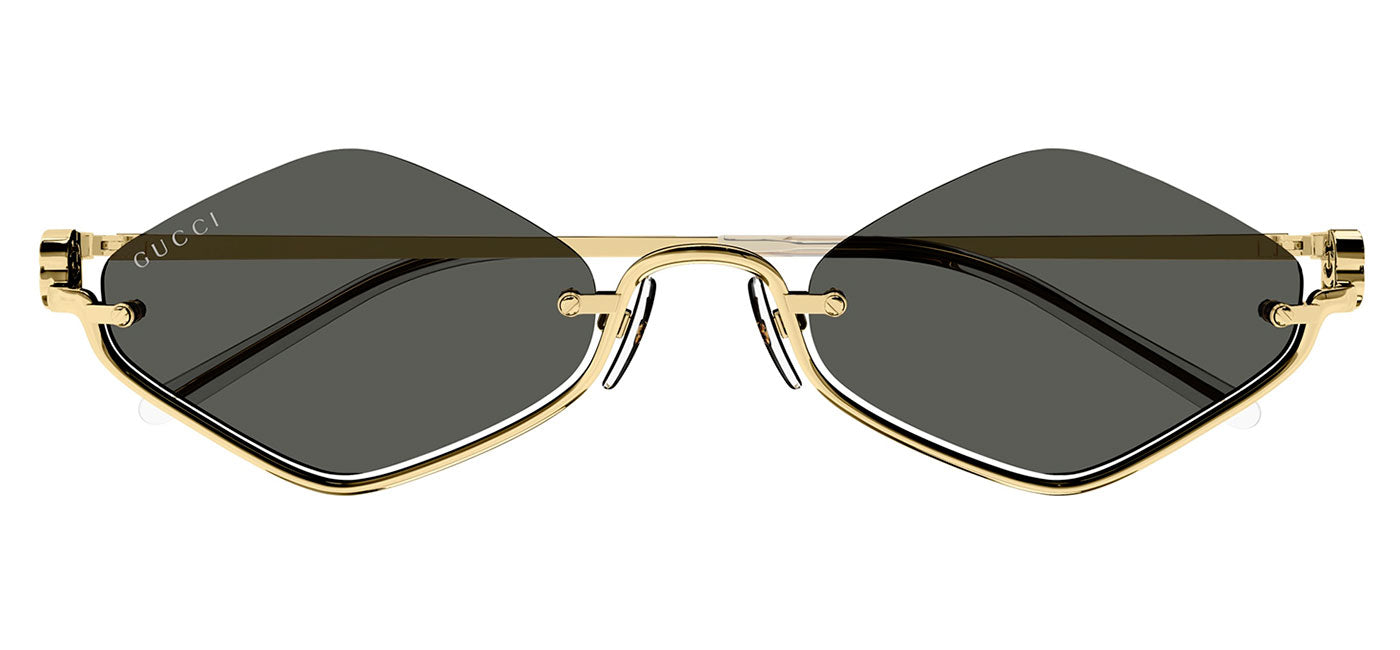 Gucci GG1604S Sunglasses - Gold / Grey