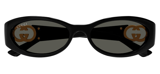 Gucci GG1660S Sunglasses - Black / Grey