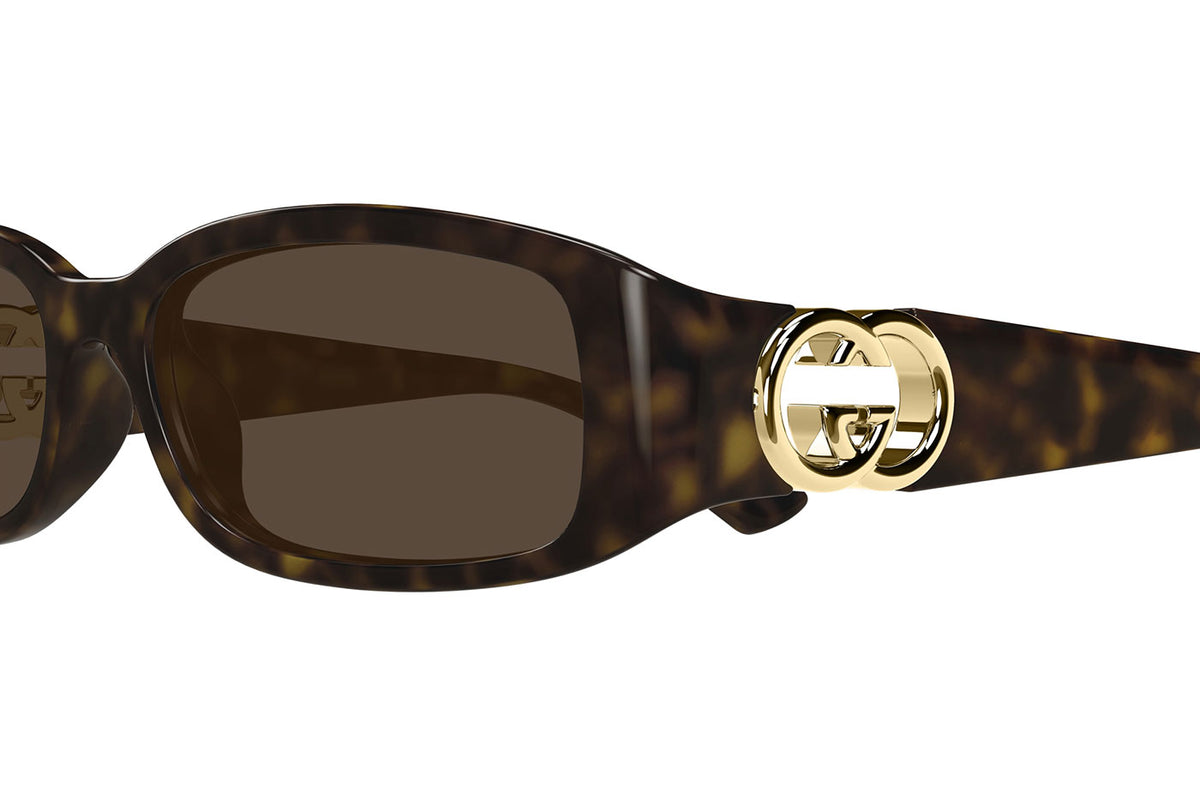 Gucci GG1661S Sunglasses - Havana / Brown