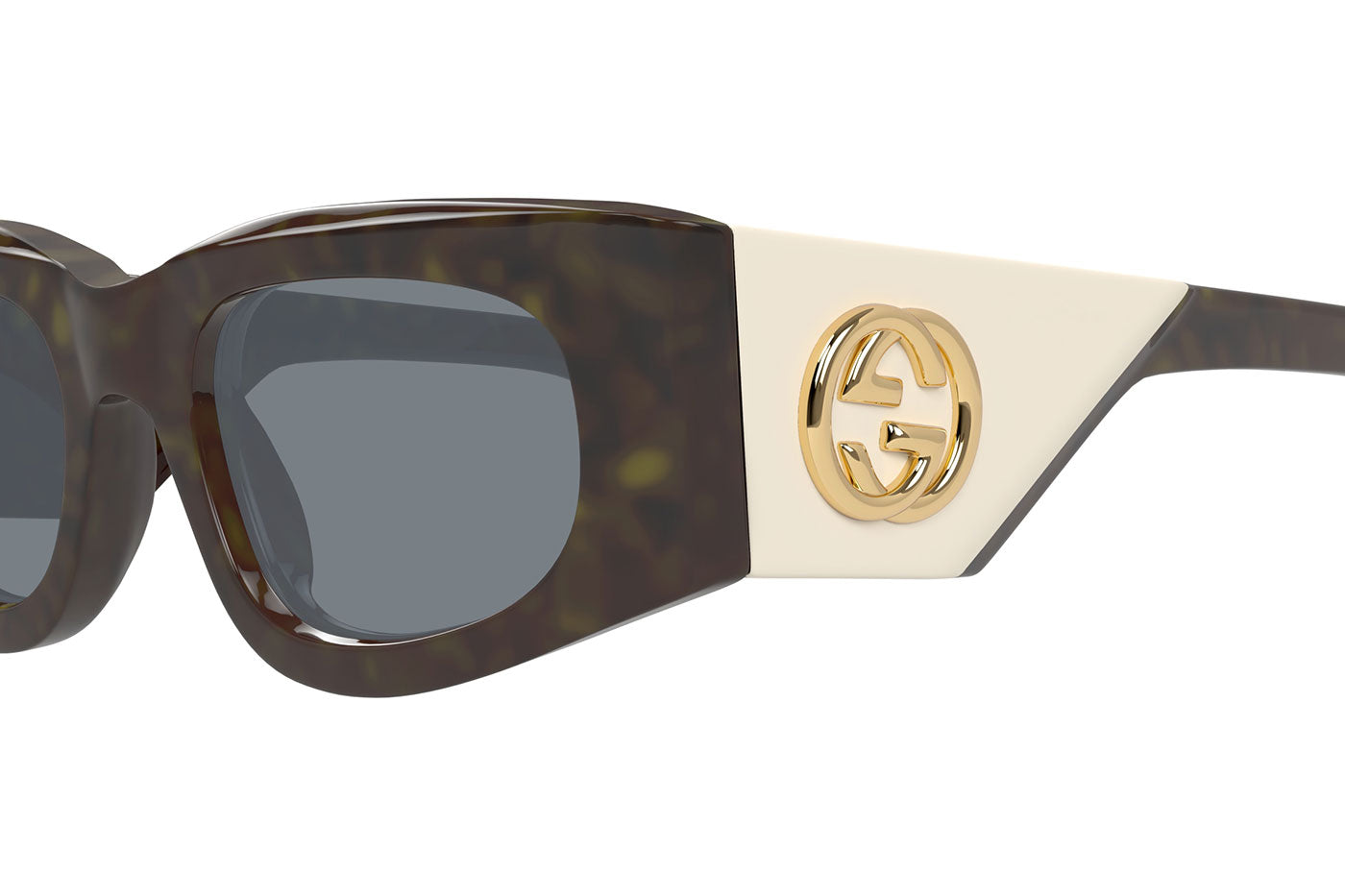 Gucci GG1664S Sunglasses - Havana/ Grey