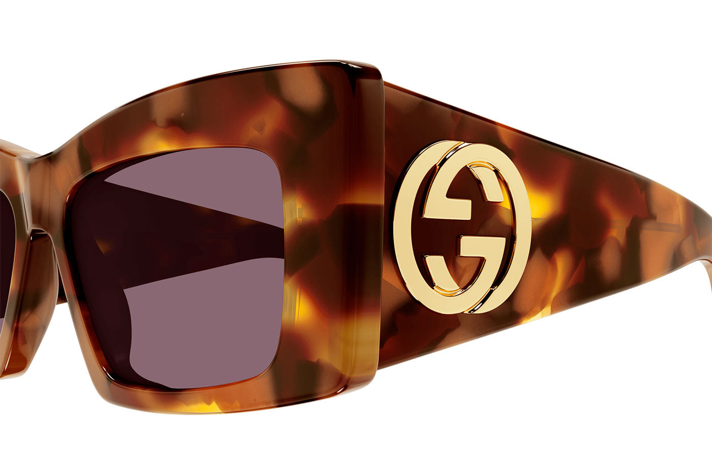 Gucci GG1842S Sunglasses - Havana / Violet
