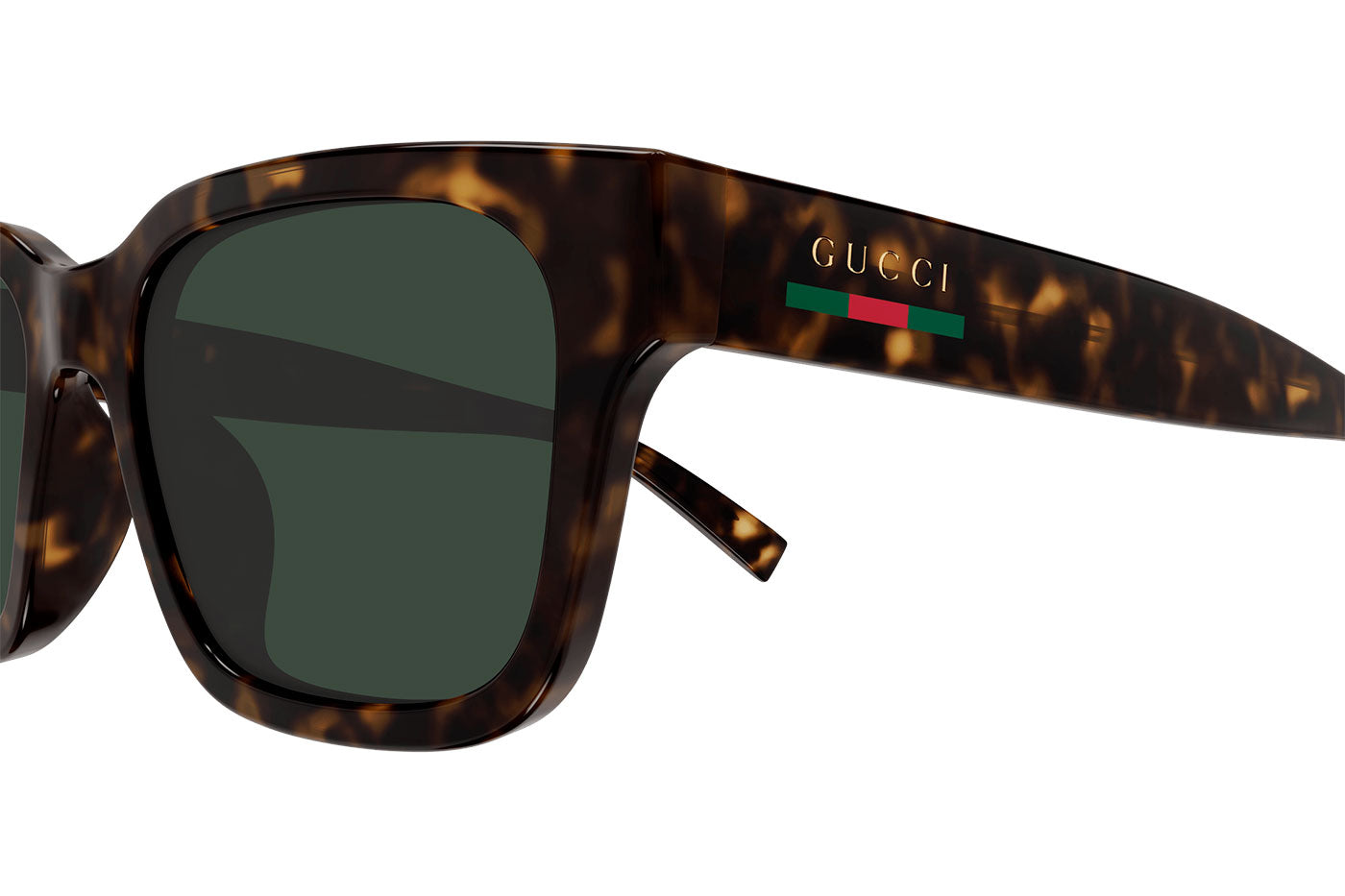 Gucci GG1857S Sunglasses - Havana / Green
