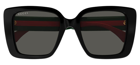 Gucci GG1861S Sunglasses - Black / Green / Grey