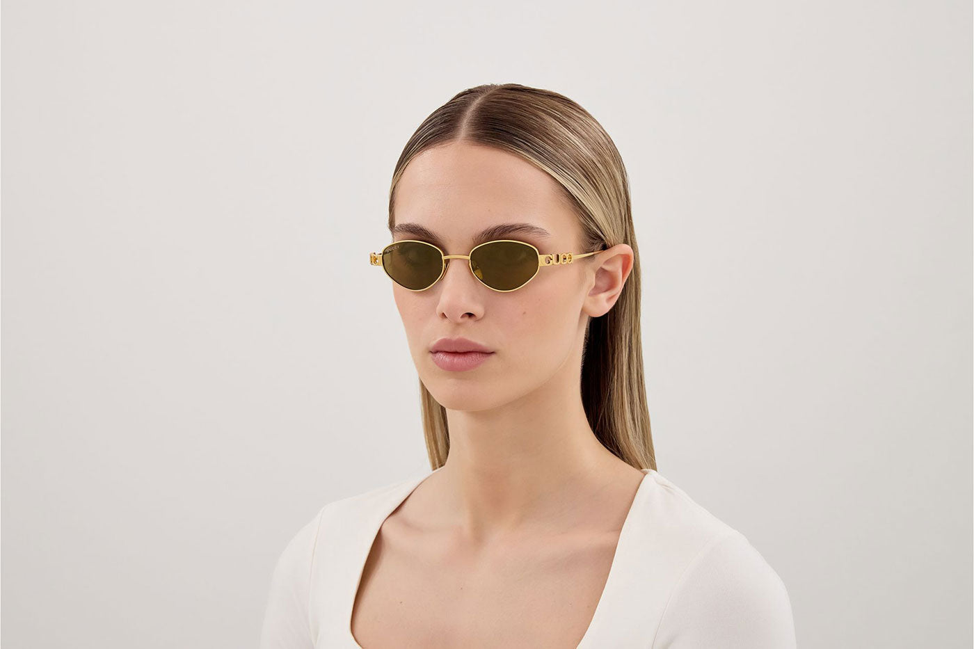 Gucci GG1935S Sunglasses - Gold / Bronze Flash