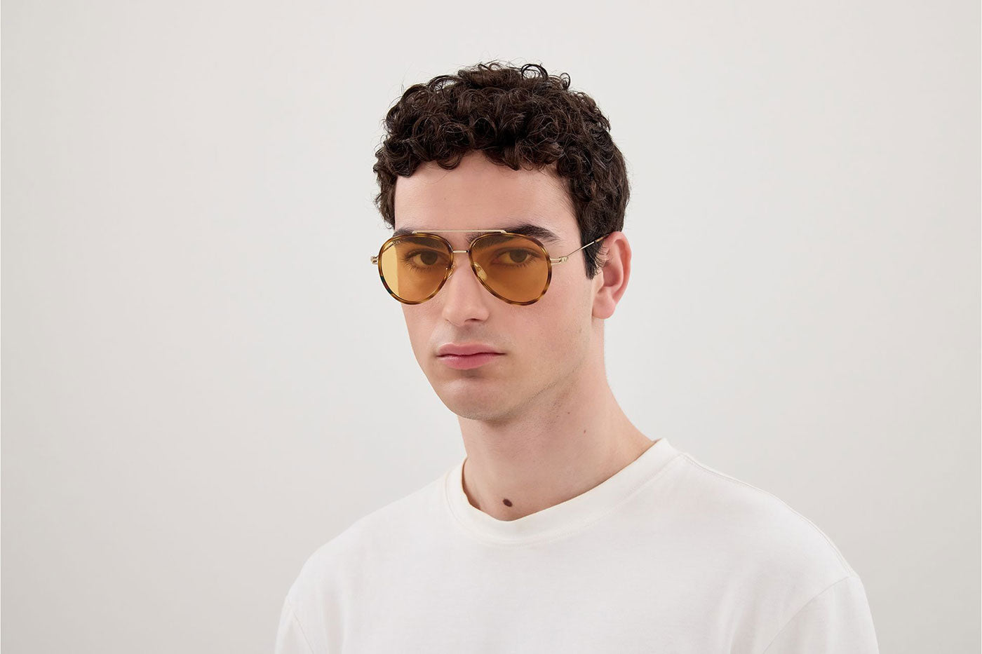 Gucci GG1981S Sunglasses - Havana & Gold / Orange