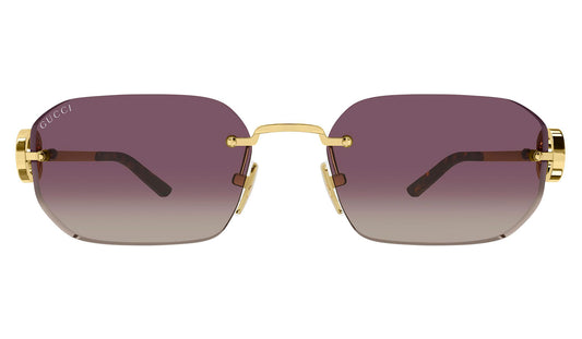 Gucci GG2228S Sunglasses - Gold / Double Gradient Red