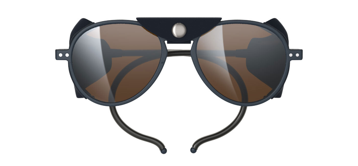 IZIPIZI #I Glacier Sunglasses - Night Blue / Brown - Cat. 4 Intense Light