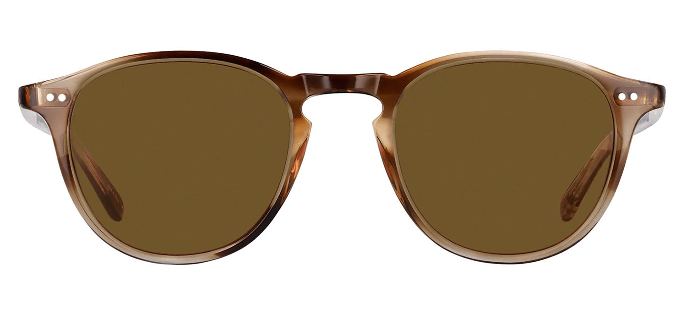 Garrett Leight Hampton Sunglasses - Khaki Tortoise / Semi-Flat Pure Coffee