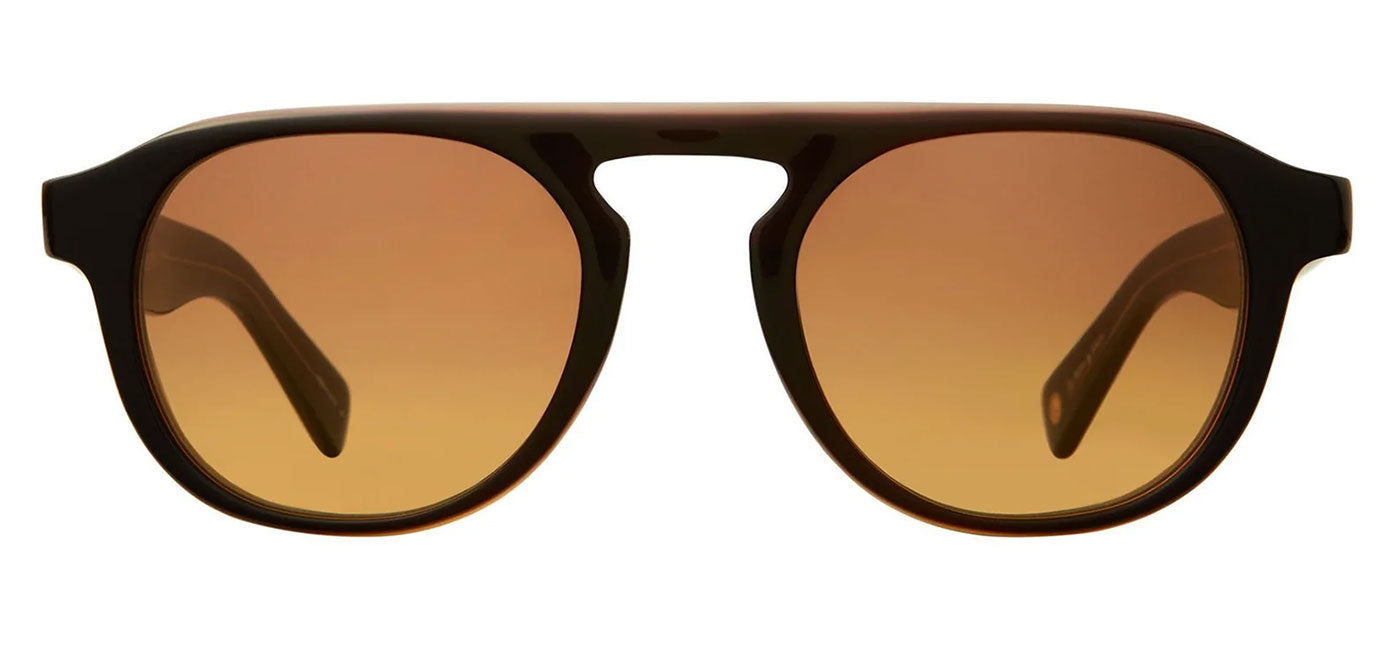 Garrett Leight Harding X Sunglasses - Amaro Laminate / Hollywood Gradient