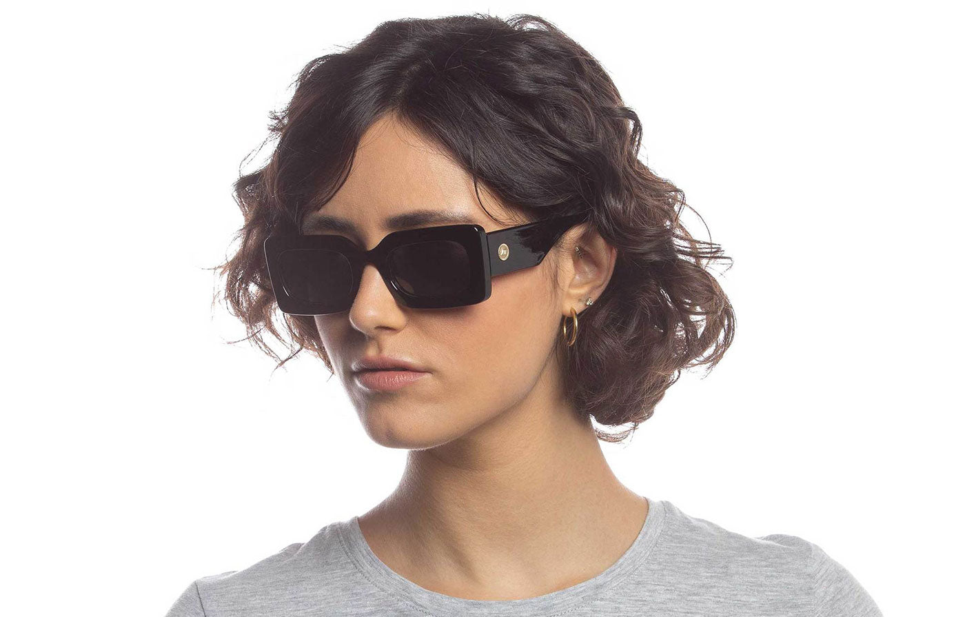 Le Specs Oh Damn! Sunglasses - Black / Smoke
