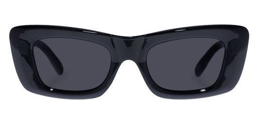 Le Specs Dopamine Sunglasses - Black / Smoke