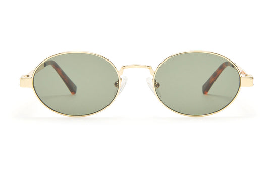 Le Specs Poseidon Deux Sunglasses - Gold / Khaki Mono