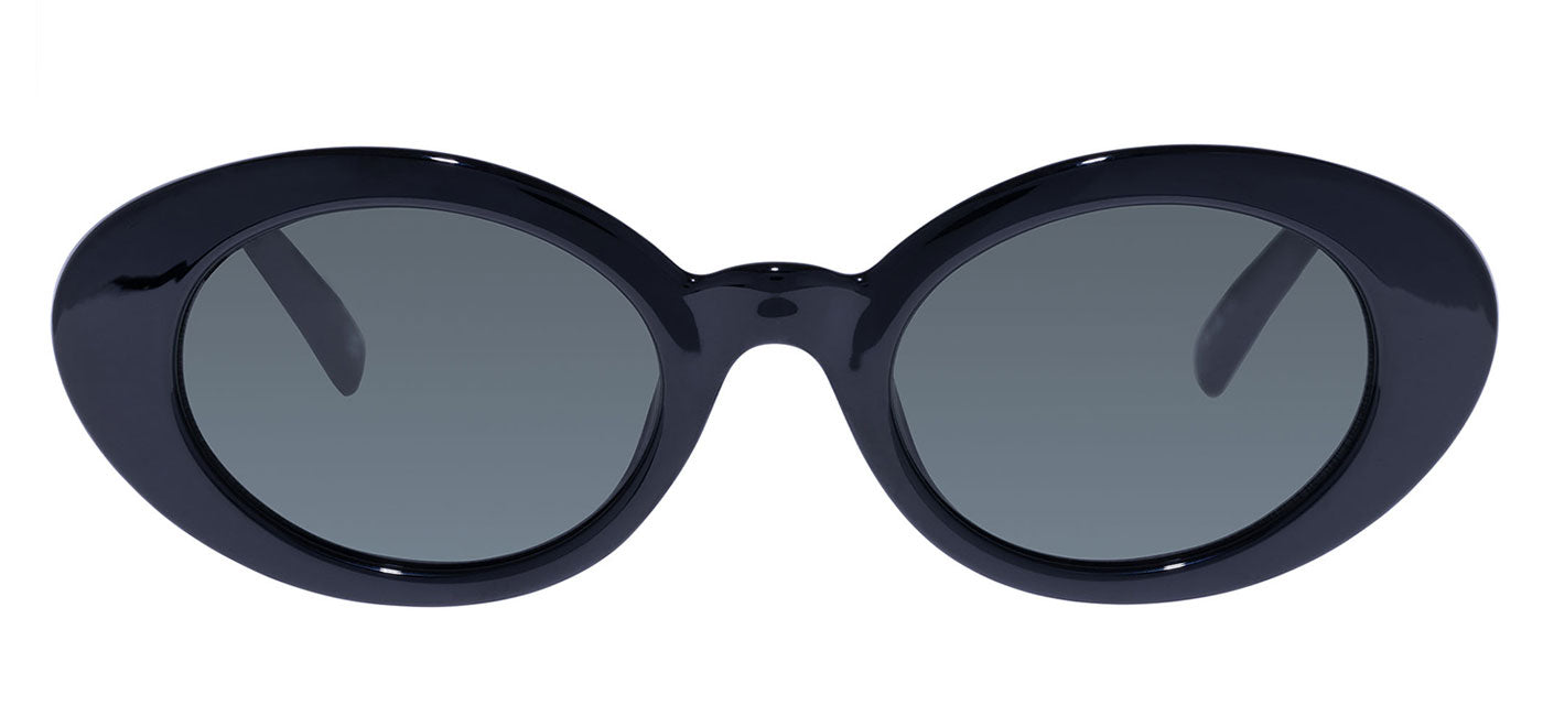Le Specs Nouveau Vie Sunglasses - Black / Green Mono