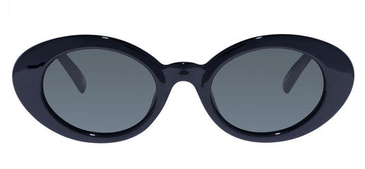 Le Specs Nouveau Vie Sunglasses - Black / Green Mono