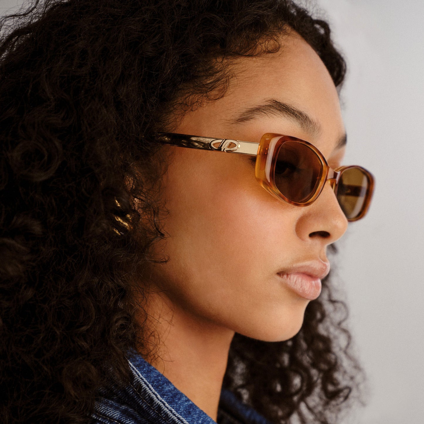 Le Specs Lil Starlight Sunglasses - Vintage Tort / Latte Tint