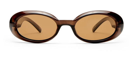 Le Specs Work It Sunglasses - Cocoa / Brown Mono Polarised