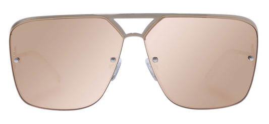 Le Specs Metazoic Sunglasses - Gold / Gold Mirror