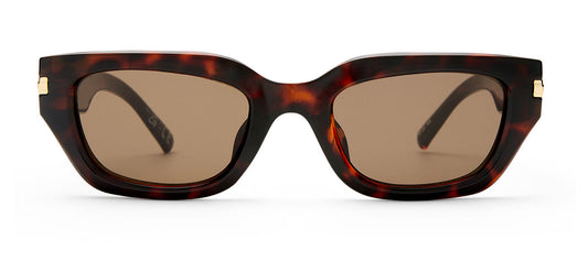 Le Specs Cubito + Sunglasses - Tort / Brown Mono