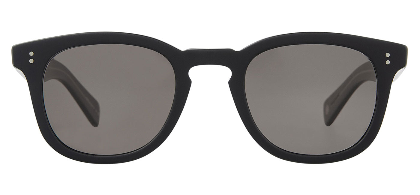 Garrett Leight Kinney II Sunglasses - Matte Black / Semi-Flat Pure Grey Polar