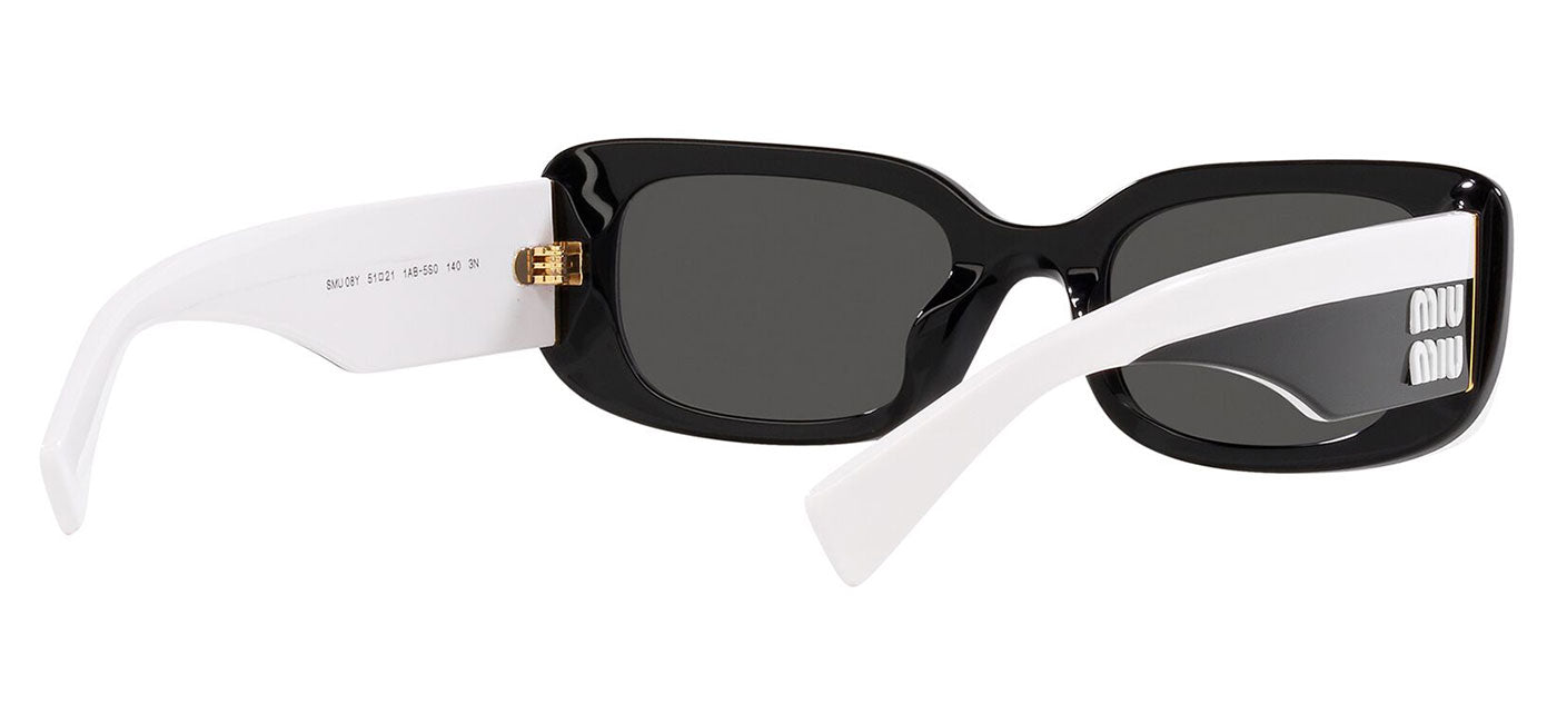 Miu Miu MU 08YS Sunglasses - Black / Dark Grey