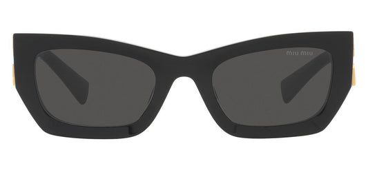 Miu Miu MU 09WS Sunglasses - Black / Dark Grey
