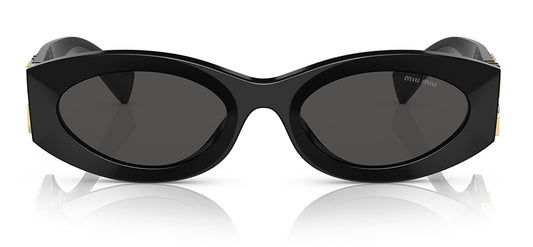 Miu Miu MU 11WS Sunglasses - Black / Dark Grey