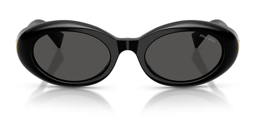 Miu Miu MU B09S Sunglasses - Black / Dark Grey