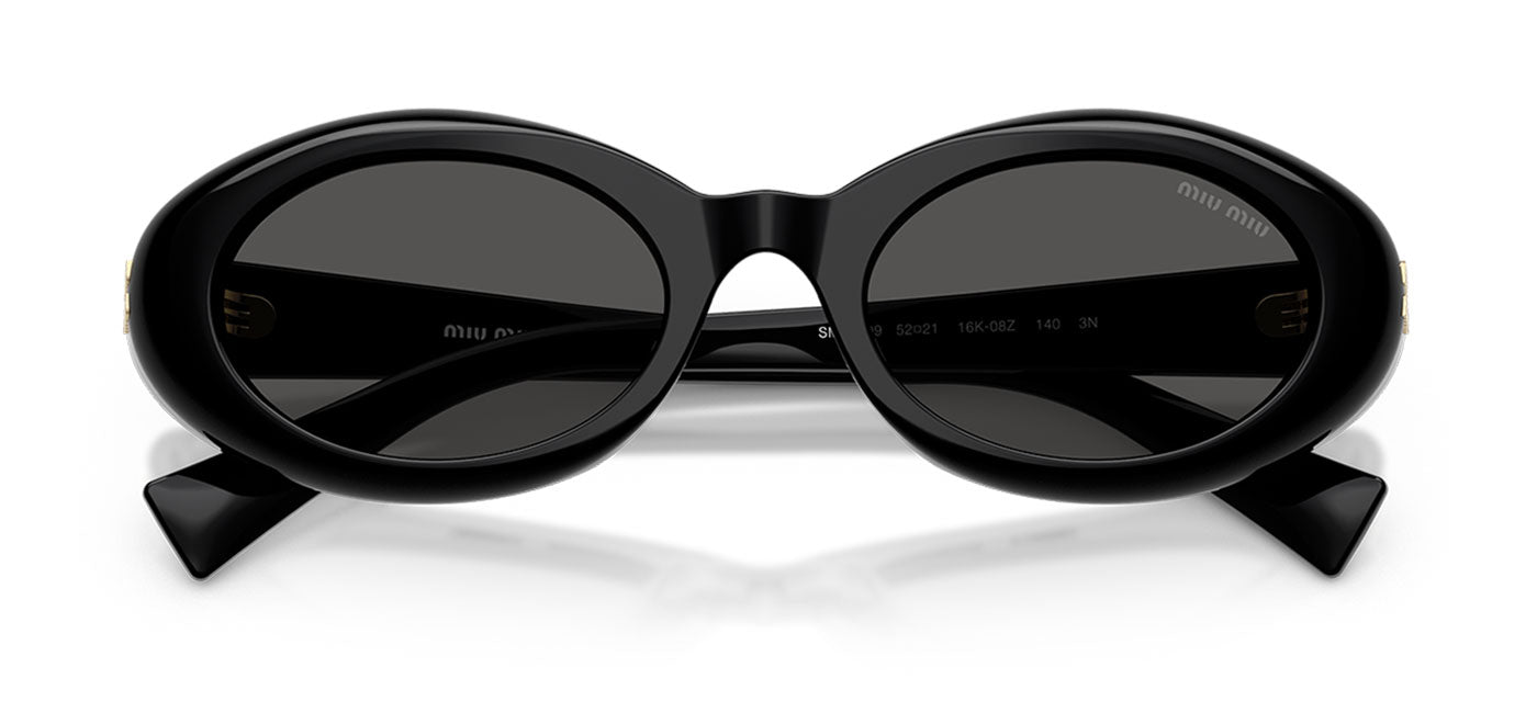 Miu Miu MU B09S Sunglasses - Black / Dark Grey