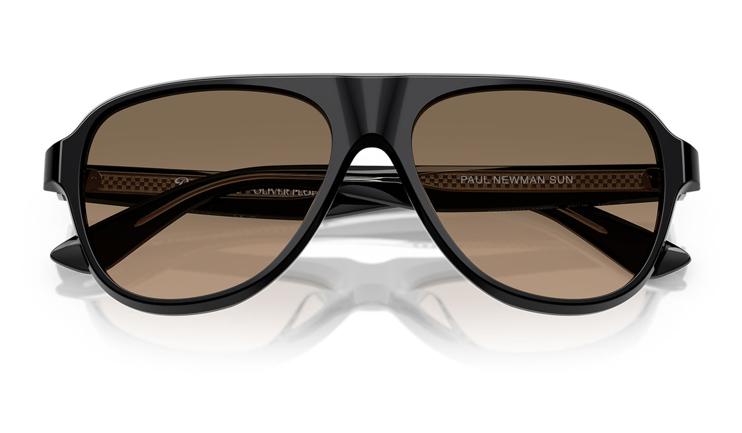 Oliver Peoples OV5581SU Paul Newman Sunglasses - Black / Sandstone Gradient Polarised