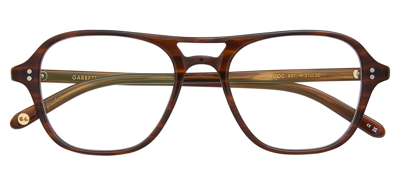 Garrett Leight Doc Glasses - Brandy Tortoise