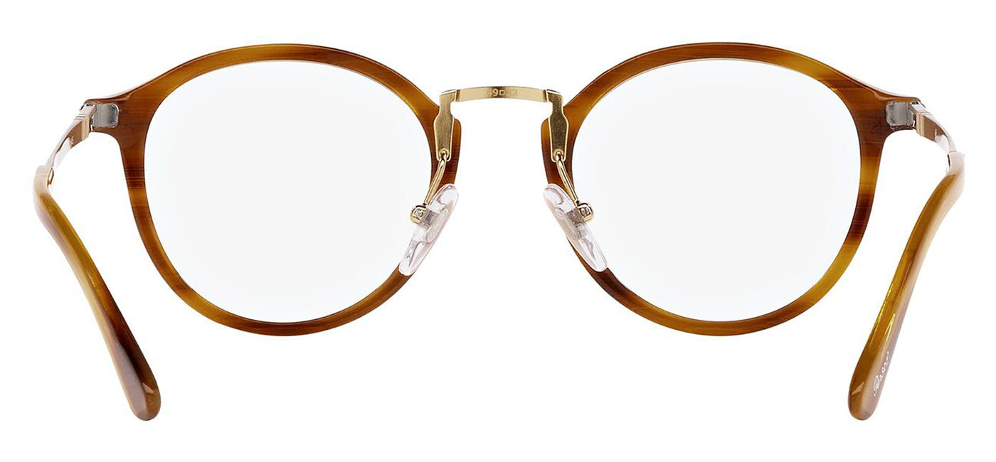 Persol PO3309V Glasses - Striped Brown