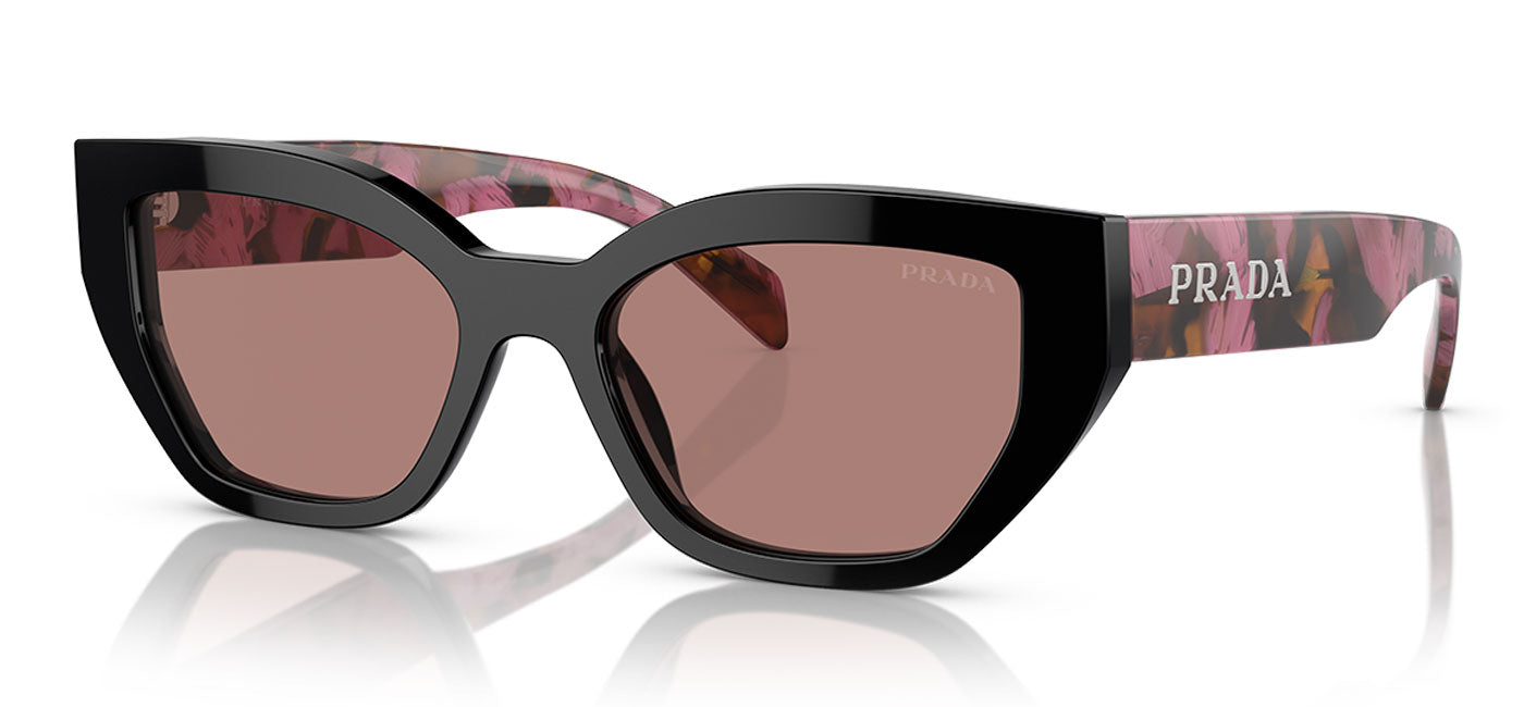 Prada PR A09S Sunglasses - Mahogany / Light Brown