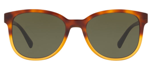 Prada PR 08US Sunglasses - Tortoise & Yellow / Dark Green