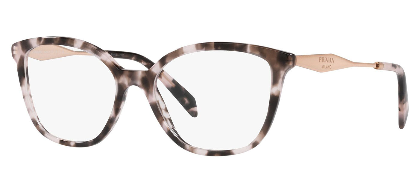 Prada PR 02ZV Glasses - Pink Tortoise