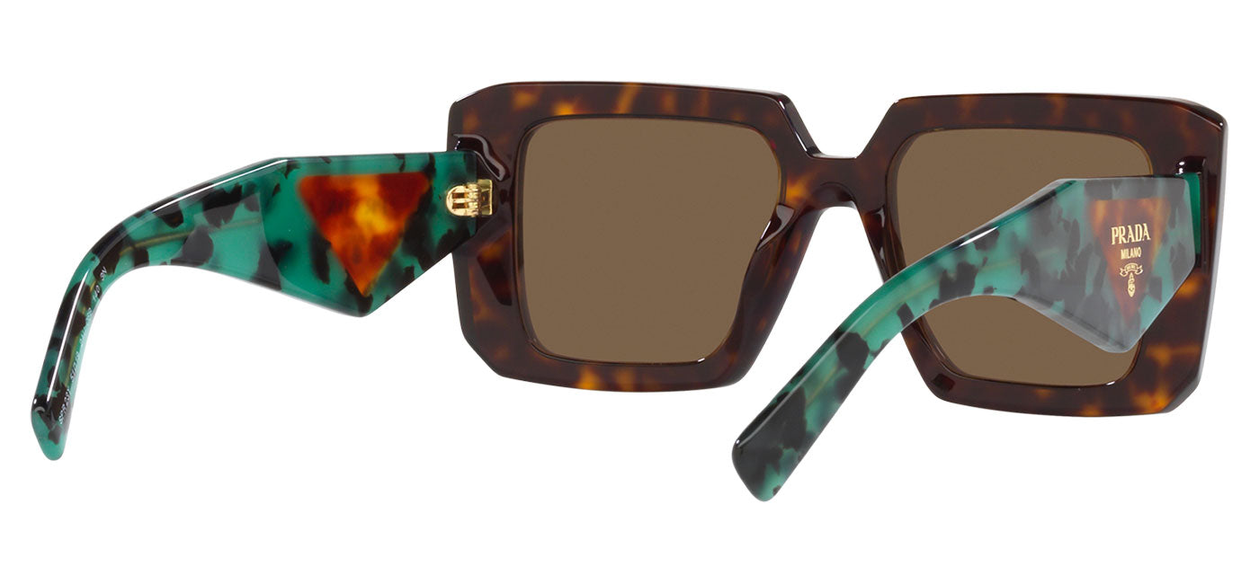 Prada PR 23YS Sunglasses - Tortoise / Dark Brown