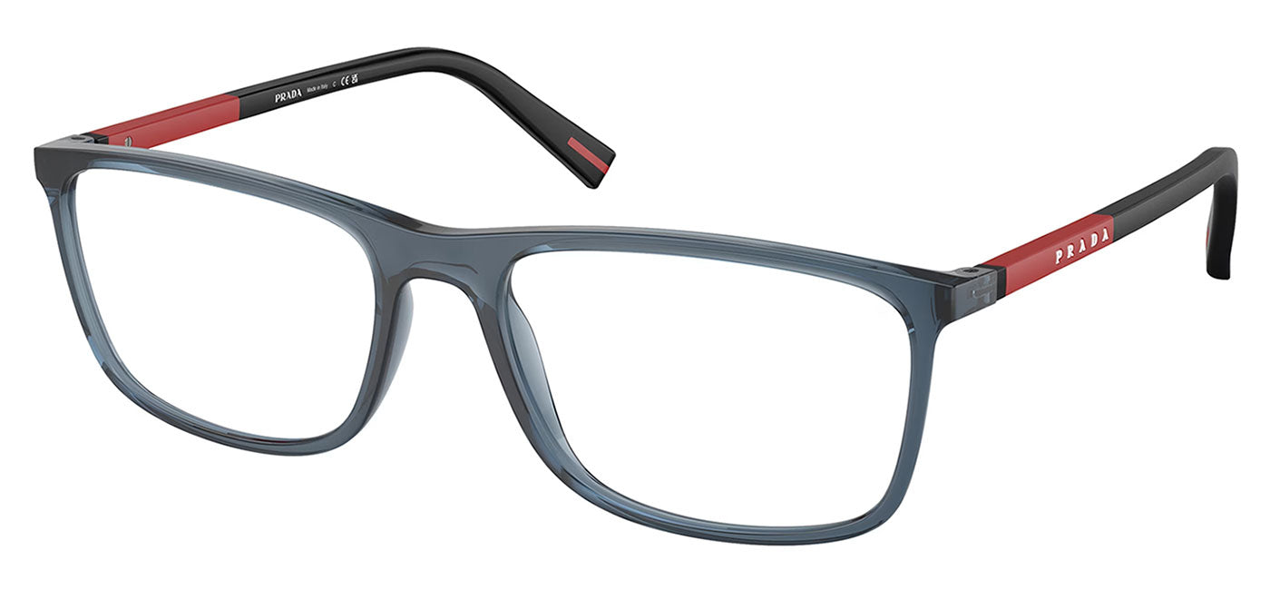 Prada Linea Rossa PS 03QV Glasses - Transparent Avio