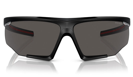 Prada Linea Rossa PS 07YS Sunglasses - Black Rubber / Dark Grey