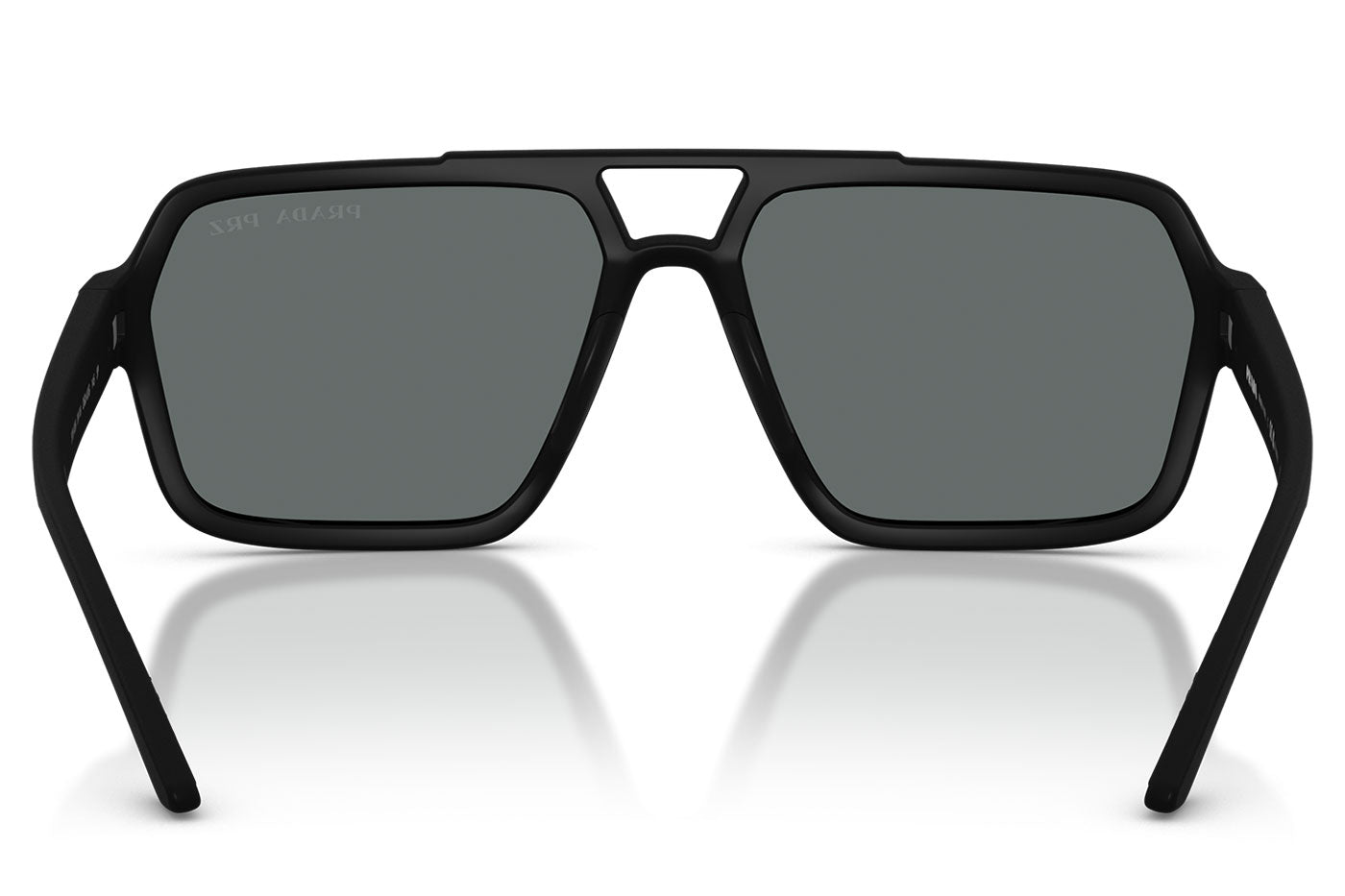 Prada Linea Rossa PS A06S Sunglasses - Black Rubbero / Polar Dark Grey