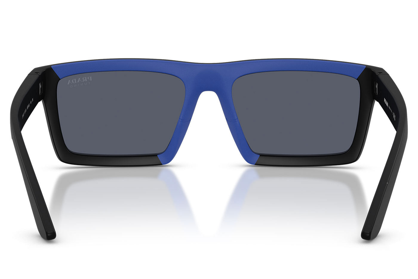 Prada Linea Rossa PS A07S Sunglasses - Matte Black / Dark Blue Mirror Violet