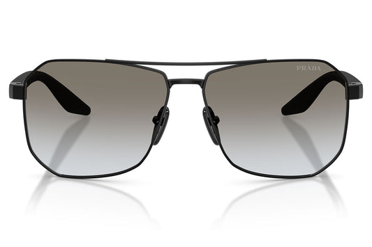 Prada Linea Rossa PS A53S Sunglasses - Matte Black / Grey Gradient