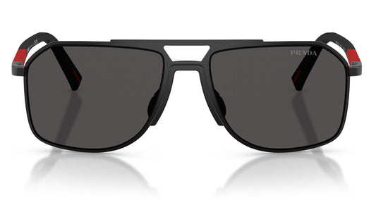 Prada Linea Rossa PS B51S Sunglasses - Matte Black / Dark Grey