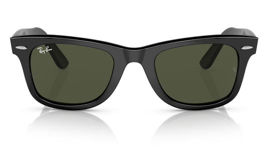 Ray-Ban RB2140 Original Wayfarer Sunglasses - Black / Green