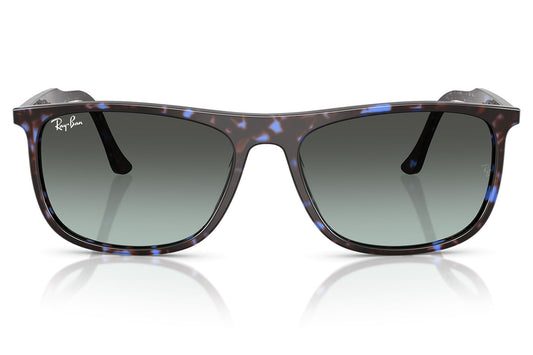Ray-Ban RB2216 Sunglasses - Havana Blue Turtle / Blue Vintage Gradient Black