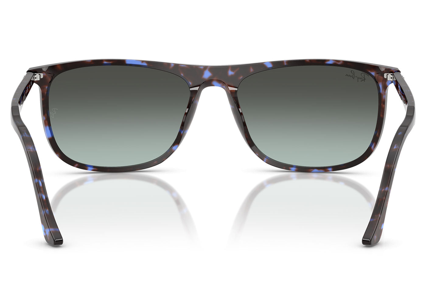 Ray-Ban RB2216 Sunglasses - Havana Blue Turtle / Blue Vintage Gradient Black